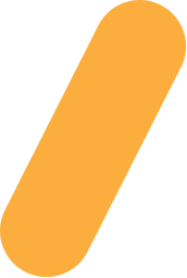 An elongated gold color thick line on a 10 degrees angle used for decorative pupose.